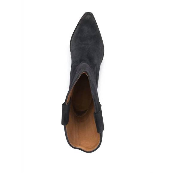 NEW ISABEL MARANT duerto suede boots in faded black - Picture 4 of 4